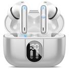 Fones de ouvido sem fio Csasan 2024 Bluetooth 5.3 HiFi Stereo IP7