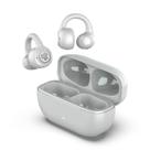 Fones de ouvido sem fio de áudio de ouvido aberto JLab Flex Cloud White