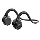 Fones de ouvido sem fio de condução óssea MOING Bluetooth 5.0 pretos