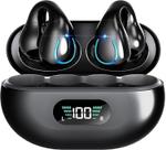 Fones de ouvido sem fio EUQQ Bluetooth Ear Clip com microfone 30H Playtime