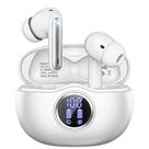 Fones de ouvido sem fio Fhumsh A10 Bluetooth 5.3 HiFi 50H Playback Branco