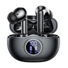 Fones de ouvido sem fio HKERR 50Hrs Playtime com estojo de carregamento IPX7