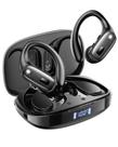 Fones de ouvido sem fio LEEMC S12 Sports Bluetooth 5.4 50Hr pretos Fones de ouvido sem fio LEEMC S12 Sports Bluetooth 5.4 50Hr pretos