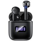 Fones de ouvido sem fio maddlon Bluetooth 5.3 com estojo de carregamento preto