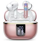 Fones de ouvido sem fio OWMSIC W70 Pro Bluetooth 5.4 IPX7 rosa Fones de ouvido sem fio OWMSIC W70 Pro Bluetooth 5.4 IPX7 rosa