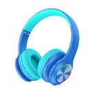 Fones de ouvido sem fio para crianças Candy Bila CB01 com microfone 94dB azul