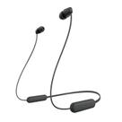 Fones de Ouvido Sem Fio Sony WI-C100 Bluetooth com Microfone - Preto