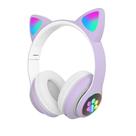 Fones de ouvido sem fio TOKANI com microfone roxo