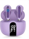 Fones de ouvido sem fio XIAOWTEK 2026 Bluetooth 5.4 IPX7 50H roxos Fones de ouvido sem fio XIAOWTEK 2026 Bluetooth 5.4 IPX7 50H roxos