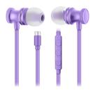 Fones de ouvido SENTRY OSE450 com fio USB-C, microfone embutido, roxo Fones de ouvido SENTRY OSE450 com fio USB-C, microfone embutido, roxo