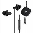 Fones de ouvido Sleep Hearprotek com microfone para Android 2 pares