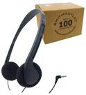 Fones de ouvido SmithOutlet SG-ID-08-100 com fio Jack de 3,5 mm preto x100