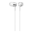 Fones de ouvido Sony MDREX155AP com microfone brancos Fones de ouvido Sony MDREX155AP com microfone brancos