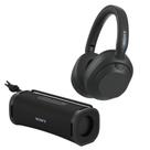 Fones de ouvido Sony WHULT900NB e pacote de alto-falantes SRSULT10B