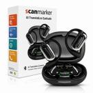 Fones de Ouvido Tradutores com IA Scanmarker, 144 idiomas, 60 h de reprodução