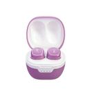Fones de ouvido verdadeiramente sem fio Altec Lansing Nanobuds com estojo roxo