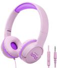 Fones de ouvido WaveBlend Kids Wired 85/94dB Volume Limited Rosa