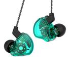 Fones de ouvido YINYOO CCZ Melody Linear 1DD 1BA Hybrid Drivers Green
