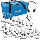 Fones HamiltonBuhl MS2LV Kit Laboratório 24 unidades com Estojo