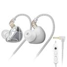 Fones intra-auriculares gamer KZA COUSTICS KZ Axas com microfone