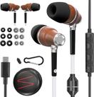Fones Symphonized EMF Airtube USB-C com microfone e controle de volume