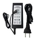 Fonte 12v 5a Bivolt- Preta 5 Amperes - Plug P4