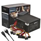 Fonte 400W Alta Potência e Segurança para PCs Gamer com Conectores Diversos ATX400X