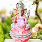 Fonte Água Grande Cascata Relaxante Decor Buda Ganesha Olho Grego 7 Chakras