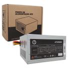 Fonte Alimentação PC ATX 500W BrazilPC Bivolt Manual 24 Pinos, Alta Performance e Confiabilidade BPC5350M