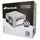 Fonte ATX 200W Reais 20+4P PWS-2003 Fortrek S/ Cabo