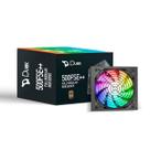 Fonte atx 500w 80 plus bronze duex dx 500fse++ rgb series preta full modular