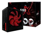 Fonte ATX 650W Bivolt Automático B-S650W BRX com Cooler Vermelho e Baixo Ruído Acústico
