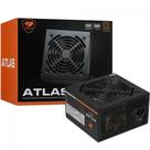 Fonte ATX Cougar Atlas 650W, 80 Plus Bronze, ATX 3.1, PCIe 5.1, Bivolt, Preto