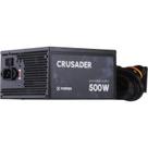 Fonte Atx Fortrek Crusader, 500W, Bivolt, Preto