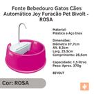 Fonte Bebedouro Gatos Cães Automático Joy Furacão Pet Bivolt