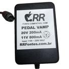 Fonte carregador 20Vac + 11Vac para pedal Vamp marca Behringer modelo VAMP