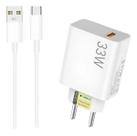Fonte Carregador 33W Para Xiaomi Redmi Note e Poco + Cabo USB-C Turbo Branco Fonte Carregador 33W Para Xiaomi Redmi Note e Poco + Cabo USB-C Turbo Branco