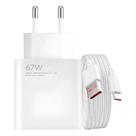 Fonte Carregador 67W Xiaomi Turbo Usb-A para Usb-C