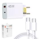 Fonte Carregador Adaptador USB-C 45W Turbo com Cabo 110/220V Fonte Carregador Adaptador USB-C 45W Turbo com Cabo 110/220V