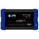 Fonte carregador de bateria 200a lite storm plus - jfa
