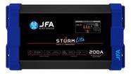 Fonte carregador de bateria jfa 200a storm plus lite