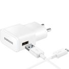 Fonte Carregador Fast Samsung Original - Ep-ta20bwbugbr Branco Micro USB