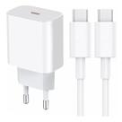 Fonte Carregador Turbo 20W Cabo Carregador Rápido Tipo C USBC Original Inova Fonte Carregador Turbo 20W Cabo Carregador Rápido Tipo C USBC Original Inova