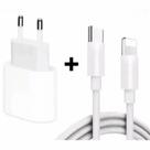 Fonte Carregador Turbo 20W USB-C + cabo lightning - Power Adapter