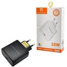Fonte Carregador Turbo 35w USBC Compatível Iphone 15 16 17 Pro ProMax Compatível com Samsung S21 S22 S23 S24 S25 Ultra Bivolt
