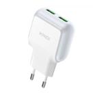 Fonte Carregador Universal Duplo USB 12W Carregamento Rápido 2.4A KD-605 Fonte Carregador Universal Duplo USB 12W Carregamento Rápido 2.4A KD-605