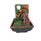 Fonte Cascata Água Buda Hindu Yoga 3 Quedas Pronta Entrega
