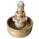 Fonte Cascata Bolinha em Pedra Sabão (Acompanha Bomba Bivolt)