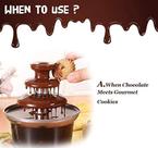 Fonte Cascata Máquina Fondue Chocolate 220v ultra rápida