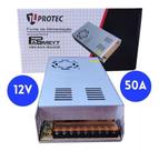 Fonte Chaveada 12v/50a Para Cftv,automotivo E Fitas De Led